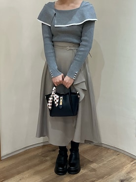 アトレ川崎店さん（レディース・158cm）の秋コーディネート