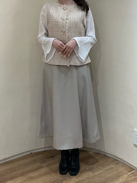 アトレ川崎店さん（レディース・158cm）の冬コーディネート