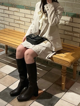 アトレ川崎店さん（レディース・158cm）の春コーディネート