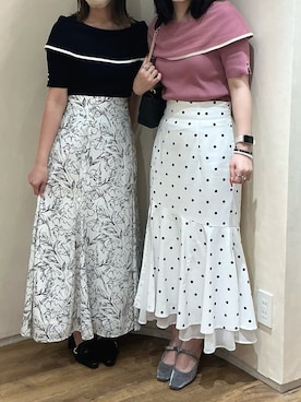 「ORiental TRaffic（オリエンタルトラフィック）のサイド ベルト ヒール ローファー /61110（パンプス、ベージュ系）」を使った、アトレ川崎店さん（レディース・155cm）の春コーディネート