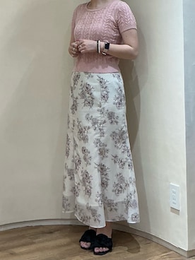 「MISCH MASCH（ミッシュマッシュ）のアイテム（スカート）」を使った、アトレ川崎店さん（レディース・155cm）の春コーディネート