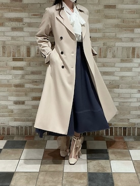 アトレ川崎店さん（レディース・160cm）の春コーディネート