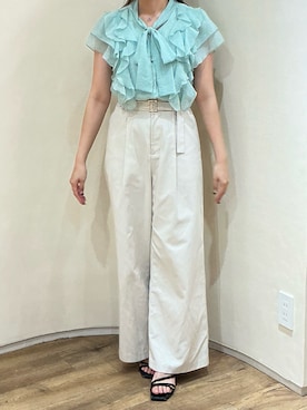 「MISCH MASCH（ミッシュマッシュ）のアイテム」を使った、アトレ川崎店さん（レディース・155cm）の夏コーディネート