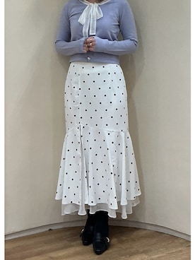 アトレ川崎店さん（レディース・155cm）の冬コーディネート