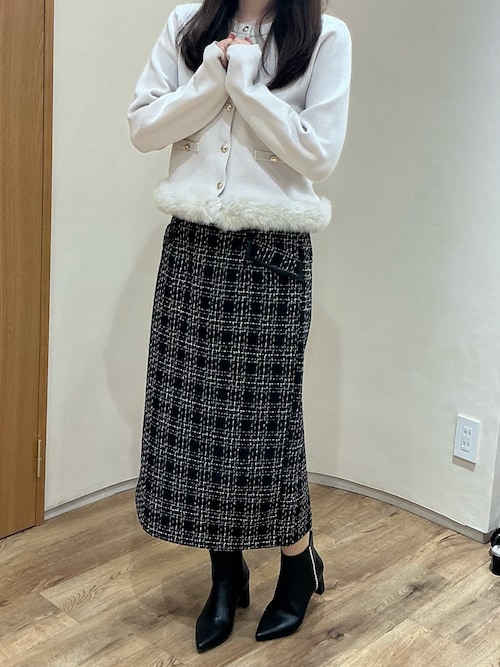 Muster セール】ラメツイードタイトスカート/MM447201（スカート）｜MISCH