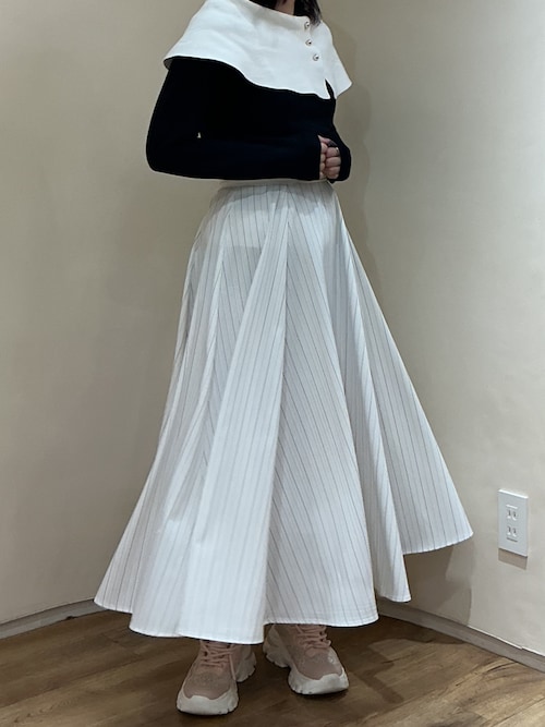 2026春夏新作 ストライプフレアスカート（スカート）｜MISCH MASCH