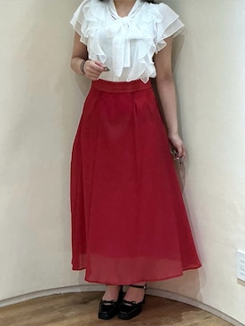 「MISCH MASCH（ミッシュマッシュ）のアイテム（スカート）」を使った、アトレ川崎店さん（レディース・155cm）の春コーディネート