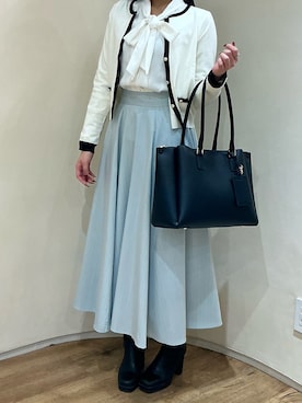 アトレ川崎店さん（レディース・158cm）の冬コーディネート