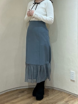 アトレ川崎店さん（レディース・158cm）の冬コーディネート