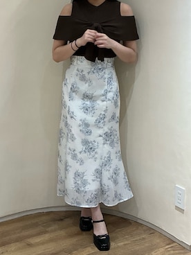 「MISCH MASCH（ミッシュマッシュ）のアイテム（スカート）」を使った、アトレ川崎店さん（レディース・155cm）の春コーディネート