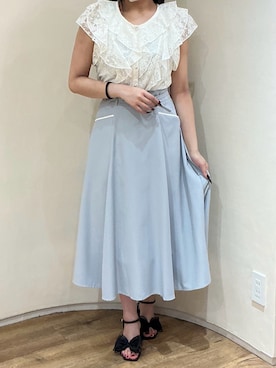「MISCH MASCH（ミッシュマッシュ）のアイテム」を使った、アトレ川崎店さん（レディース・158cm）の夏コーディネート