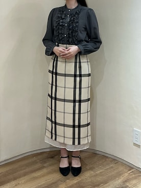 「ORiental TRaffic（オリエンタルトラフィック）のアイテム（パンプス）」を使った、アトレ川崎店さん（レディース・158cm）の秋コーディネート