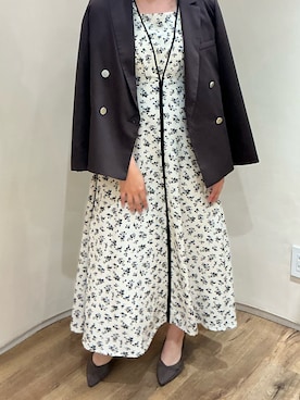 「アイテム（ジャケット/アウター）」を使った、アトレ川崎店さん（レディース・158cm）の秋コーディネート