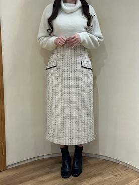 「MISCH MASCH（ミッシュマッシュ）のアイテム」を使った、アトレ川崎店さん（レディース・158cm）の冬コーディネート
