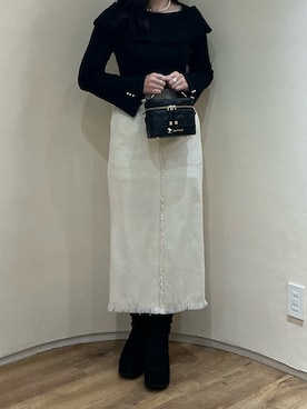 アトレ川崎店さん（レディース・158cm）の冬コーディネート