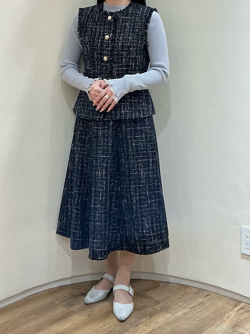 セール】2025秋冬新作 ツイードAラインスカート（スカート）｜MISCH