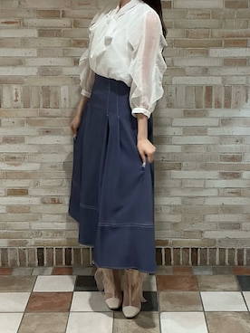 アトレ川崎店さん（レディース・160cm）の春コーディネート