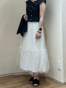 「MISCH MASCH（ミッシュマッシュ）のアイテム」を使った、アトレ川崎店さん（レディース・157cm）の春コーディネート
