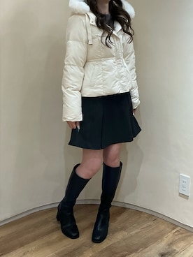 「冬の注目アウター」｜アトレ川崎店さん（レディース・158cm）の秋コーディネート