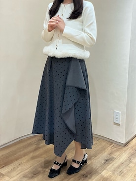 「ORiental TRaffic（オリエンタルトラフィック）のアイテム（パンプス）」を使った、アトレ川崎店さん（レディース・158cm）の秋コーディネート