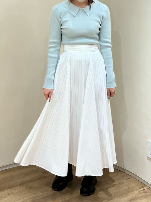 2026春夏新作 ストライプフレアスカート（スカート）｜MISCH MASCH