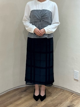 「ORiental TRaffic（オリエンタルトラフィック）のアイテム（パンプス）」を使った、アトレ川崎店さん（レディース・158cm）の秋コーディネート