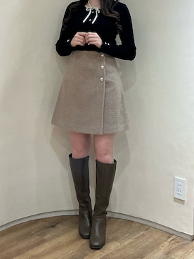 アトレ川崎店さん（レディース・158cm）の秋コーディネート