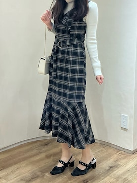 「ORiental TRaffic（オリエンタルトラフィック）のアイテム（パンプス）」を使った、アトレ川崎店さん（レディース・158cm）の秋コーディネート