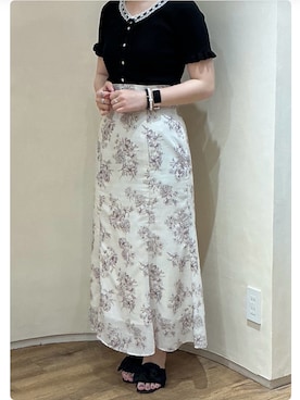 「MISCH MASCH（ミッシュマッシュ）のアイテム（スカート）」を使った、アトレ川崎店さん（レディース・160cm）の春コーディネート