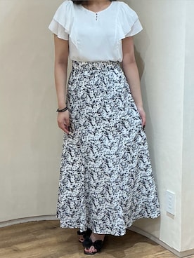 アトレ川崎店さん（レディース・161cm）の夏コーディネート