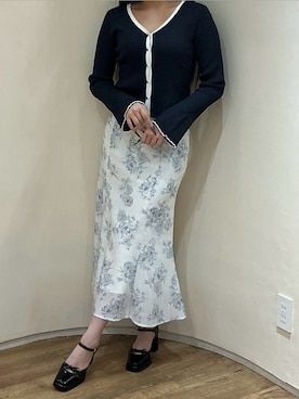 「MISCH MASCH（ミッシュマッシュ）のアイテム（スカート）」を使った、アトレ川崎店さん（レディース・155cm）の春コーディネート