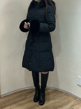 「アイテム（ダウンジャケット/コート）」を使った、アトレ川崎店さん（レディース・158cm）の秋コーディネート