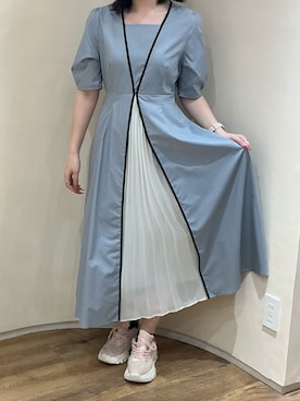 「上品コーデ」｜アトレ川崎店さん（レディース・158cm）の春コーディネート