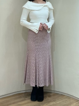 アトレ川崎店さん（レディース・158cm）の冬コーディネート