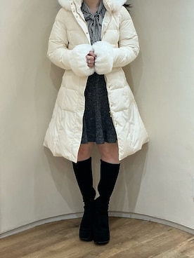 アトレ川崎店さん(レディース・158cm)の冬コーディネート