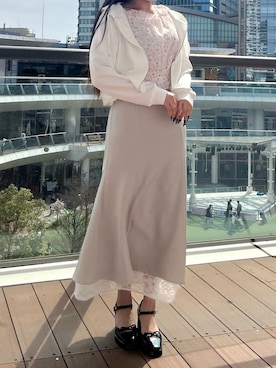 「ORiental TRaffic（オリエンタルトラフィック）のアイテム」を使った、アトレ川崎店さん（レディース・155cm）の春コーディネート