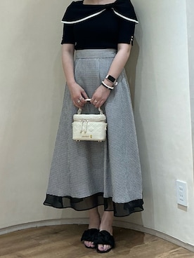 「MISCH MASCH（ミッシュマッシュ）のアイテム（スカート）」を使った、アトレ川崎店さん（レディース・160cm）の春コーディネート