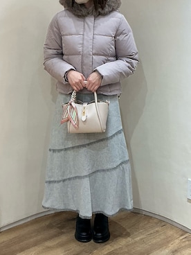 アトレ川崎店さん（レディース・158cm）の冬コーディネート