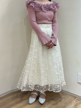 「アイテム（ドレスシューズ、シルバー系）」を使った、アトレ川崎店さん（レディース・158cm）の秋コーディネート