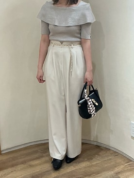 アトレ川崎店さん（レディース・158cm）の春コーディネート