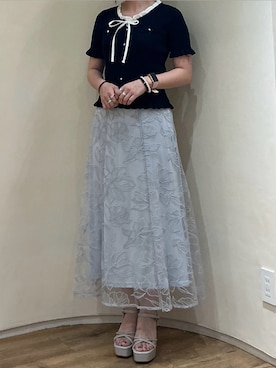 「MISCH MASCH（ミッシュマッシュ）のアイテム」を使った、アトレ川崎店さん（レディース・158cm）の夏コーディネート