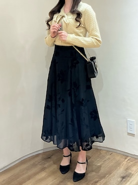 「ORiental TRaffic（オリエンタルトラフィック）のアイテム（パンプス）」を使った、アトレ川崎店さん（レディース・158cm）の秋コーディネート