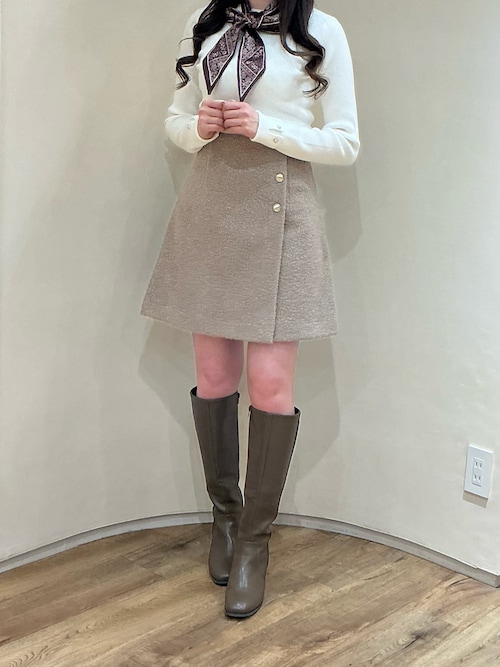 セール】2025秋冬新作 ブークレーミニスカート（スカート）｜MISCH