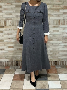 アトレ川崎店さん（レディース・158cm）の秋コーディネート