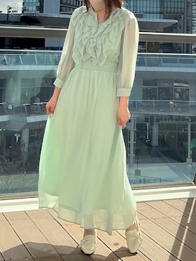 「MISCH MASCH（ミッシュマッシュ）のアイテム」を使った、アトレ川崎店さん（レディース・155cm）の春コーディネート