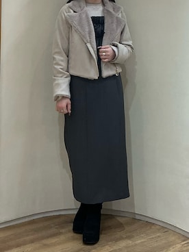 アトレ川崎店さん(レディース・158cm)の冬コーディネート