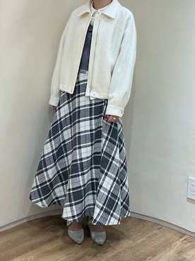 「ORiental TRaffic（オリエンタルトラフィック）のアイテム（パンプス）」を使った、アトレ川崎店さん（レディース・158cm）の秋コーディネート