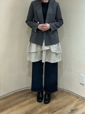 アトレ川崎店さん（レディース・158cm）の秋コーディネート