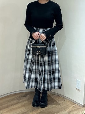 「MISCH MASCH（ミッシュマッシュ）のアイテム」を使った、アトレ川崎店さん（レディース・158cm）の冬コーディネート