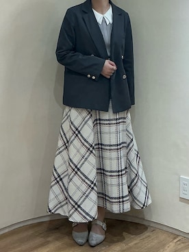 アトレ川崎店さん（レディース・158cm）の秋コーディネート